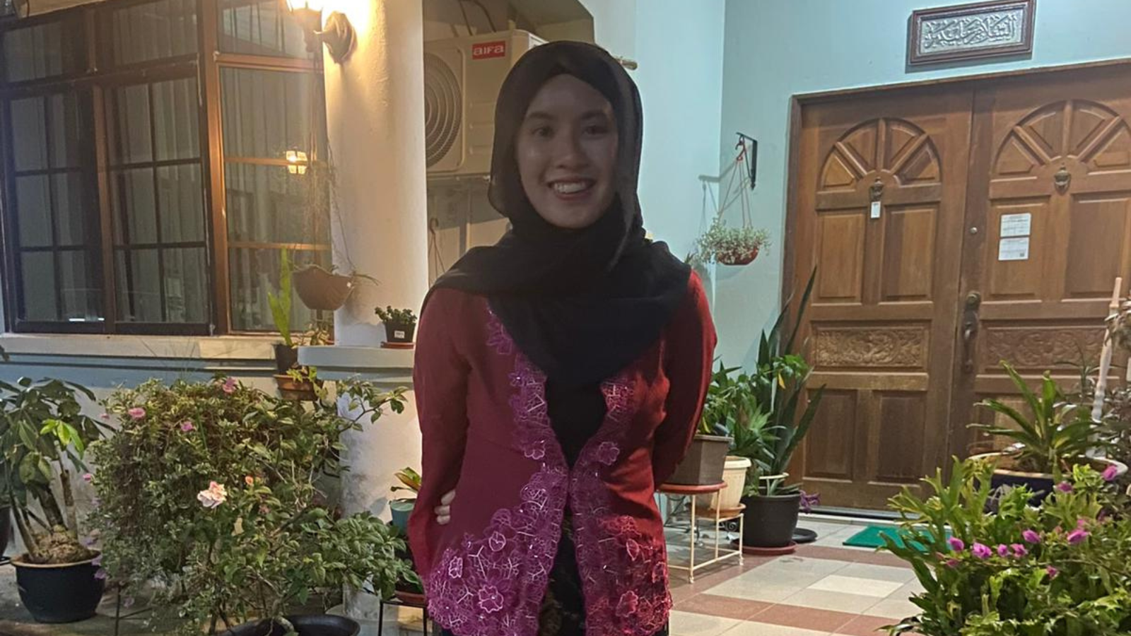 E'zzati celebrating Eid in Brunei