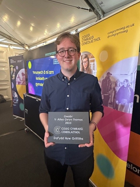 Huw Griffiths, Gwyn Thomas Award Winner