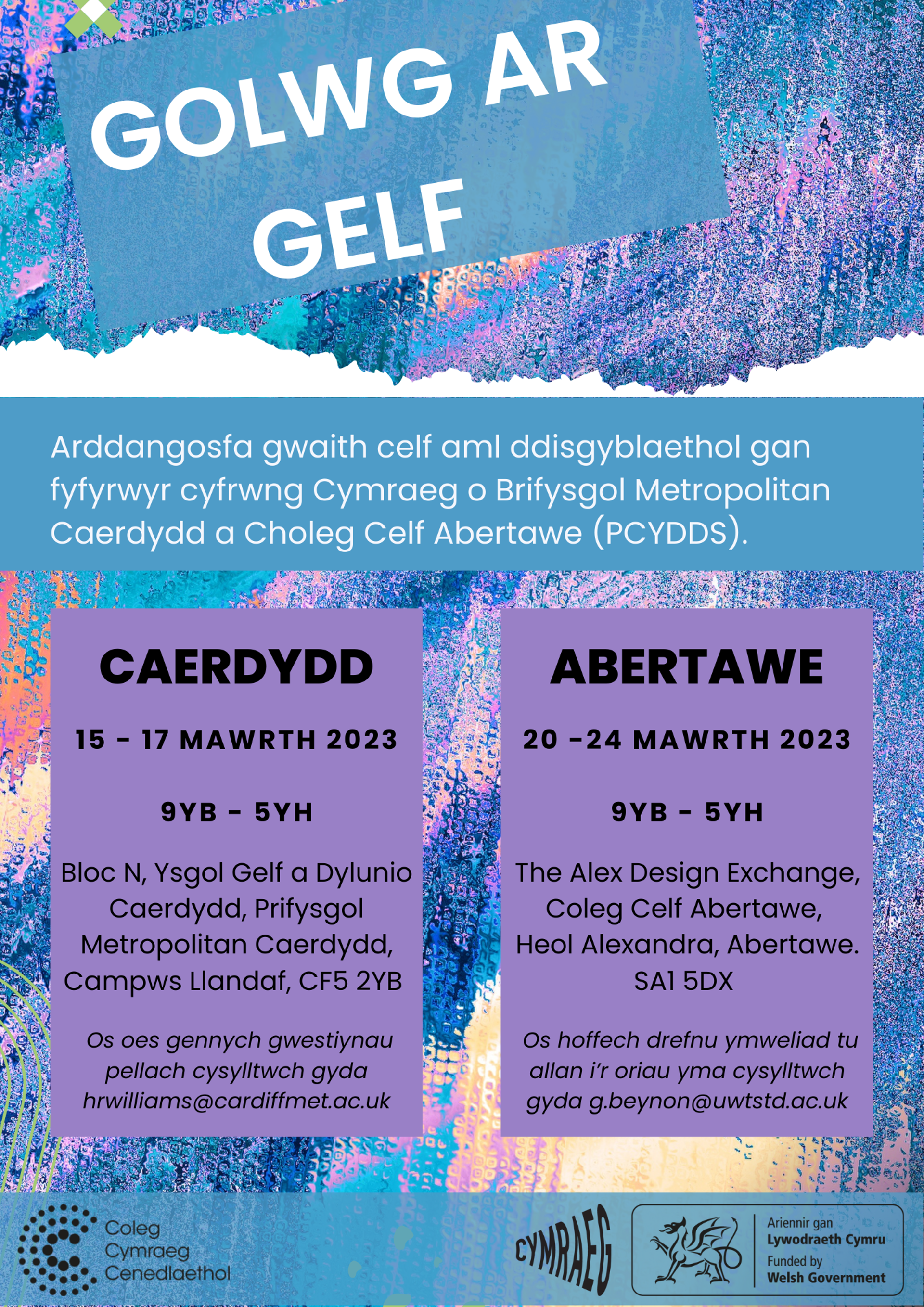 poster golwg ar gelf